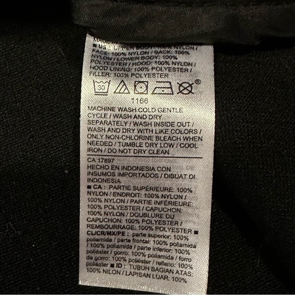 🌴 Old Navy Kids Fleece Lined Quilted Vest Hoody Black Pockets Sz 8 EUC - Picture 5 of 6